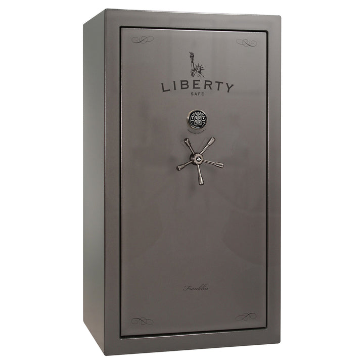 Franklin Series | Level 5 Security | 110 Minute Fire Protection | 40 | DIMENSIONS: 66.5"(H) X 36"(W) X 27.5"(D*) | Gray Gloss | ProFlex Modular Shelving - Closed Door