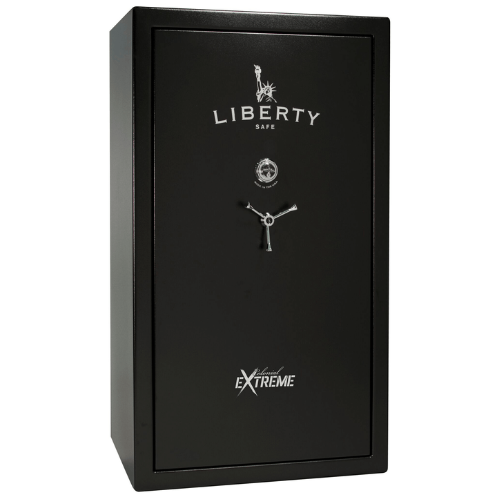 Colonial Series | Level 4 Security | 75 Minute Fire Protection | 50XT | DIMENSIONS: 72.5"(H) X 42"(W) X 27.5"(D*) | Black Textured | Mechanical Lock