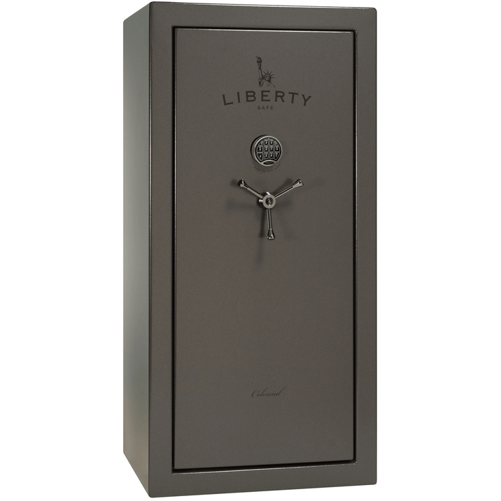 Colonial Series | Level 4 Security | 75 Minute Fire Protection | 23 | DIMENSIONS: 60.5"(H) X 30"(W) X 22"(D*) | Gray Marble | Electronic Lock