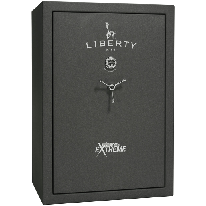 Fatboy Jr. Series | 48XT | Level 4 Security | 75 Minute Fire Protection | Dimensions: 60.5"(H) x 42"(W) x 22"(D) | Up to 48 Long Guns | Granite Textured | Mechanical Lock