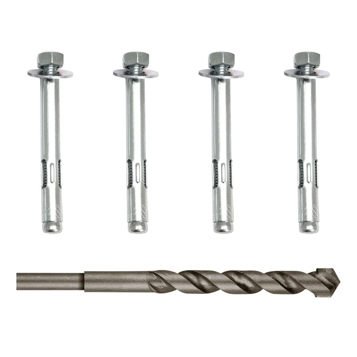 Concrete Floor Safe Anchoring Bolts with Drill Bit