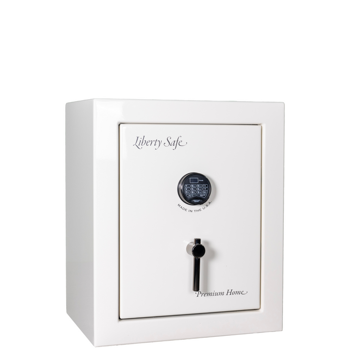 Premium Home Series | Level 7 Security | 2 Hour Fire Protection | 08 | Dimensions: 29.75"(H) x 24.5"(W) x 19"(D) | White Marble - Closed Door